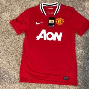 NWT Nike Manchester United Youth Small Jersey